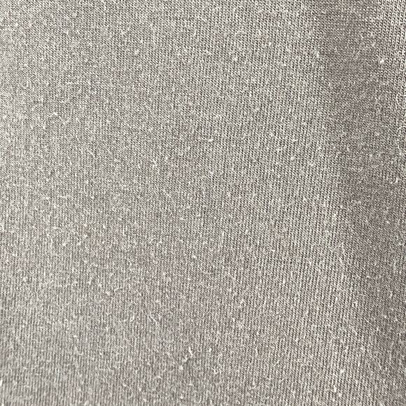 EILEEN FISHER Top PM Petite Stretch Cotton Jersey Short Sleeve Taupe Gray USA - Picture 7 of 11